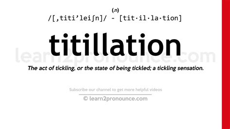 titillation definition.